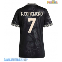 Camisa de time de futebol Juventus Francisco Conceicao #7 Replicas 3º Equipamento Feminina 2025-26 Manga Curta